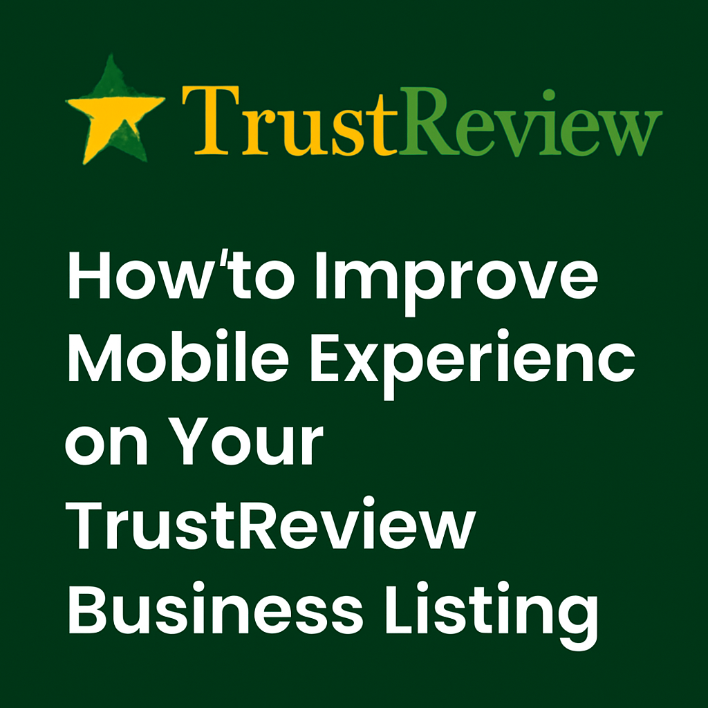 How to Improve Mobile Experience on Your TrustReview Business Listing