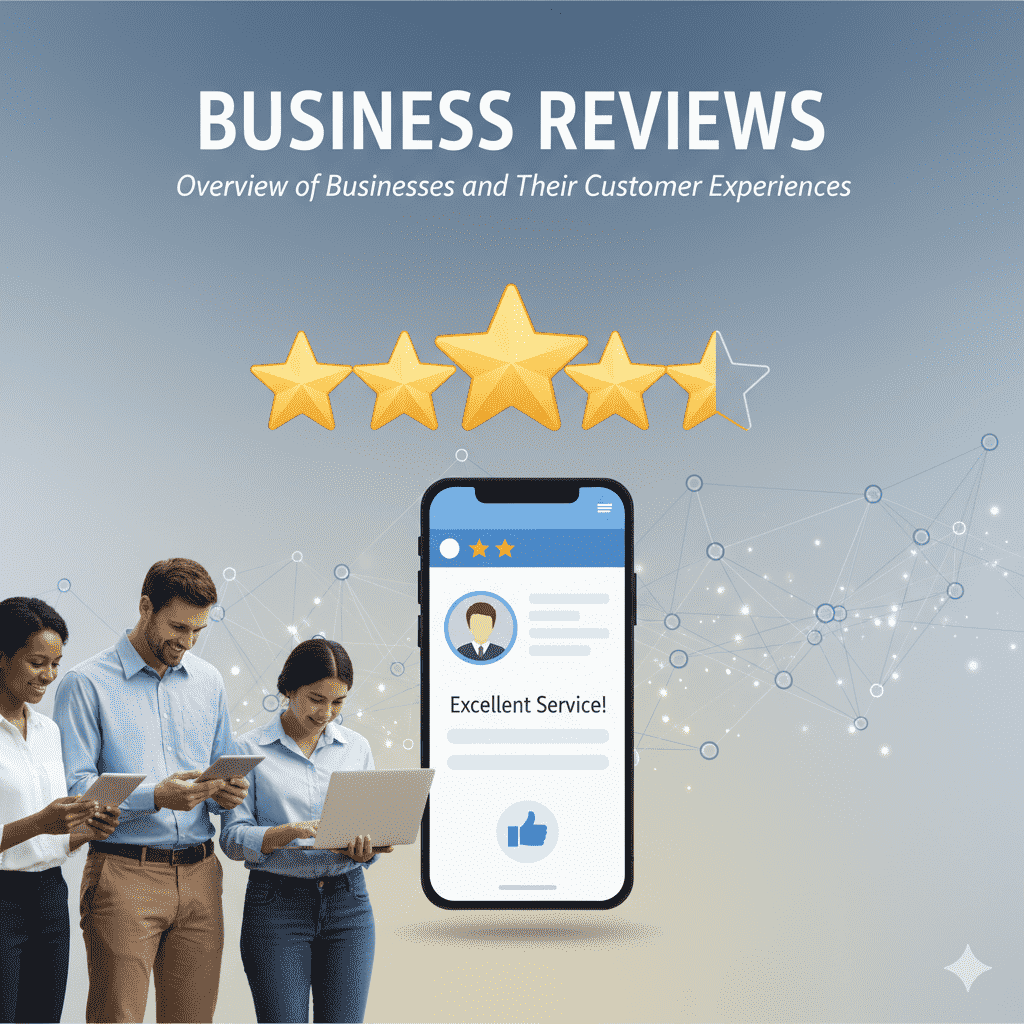 Overview of businesses and their customer experiences.