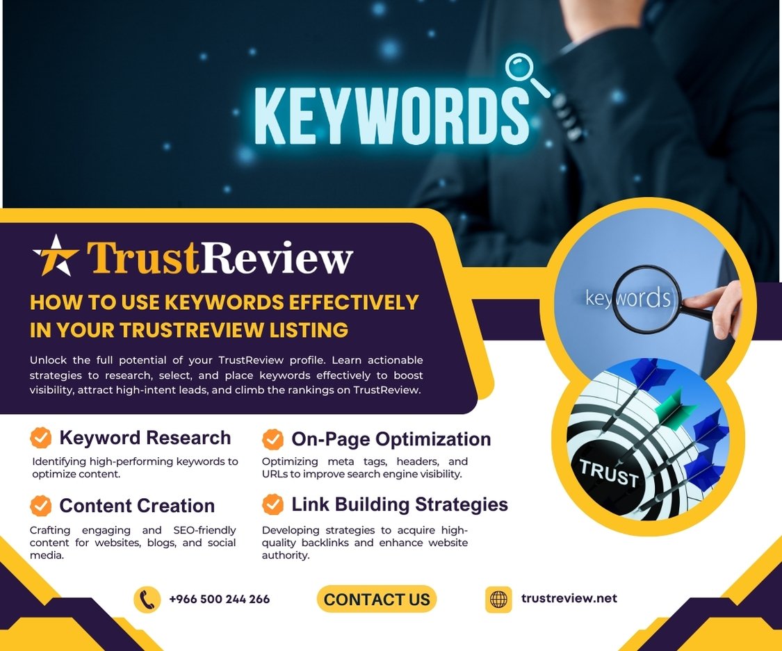How to Use Keywords Effectively in Your TrustReview Listing