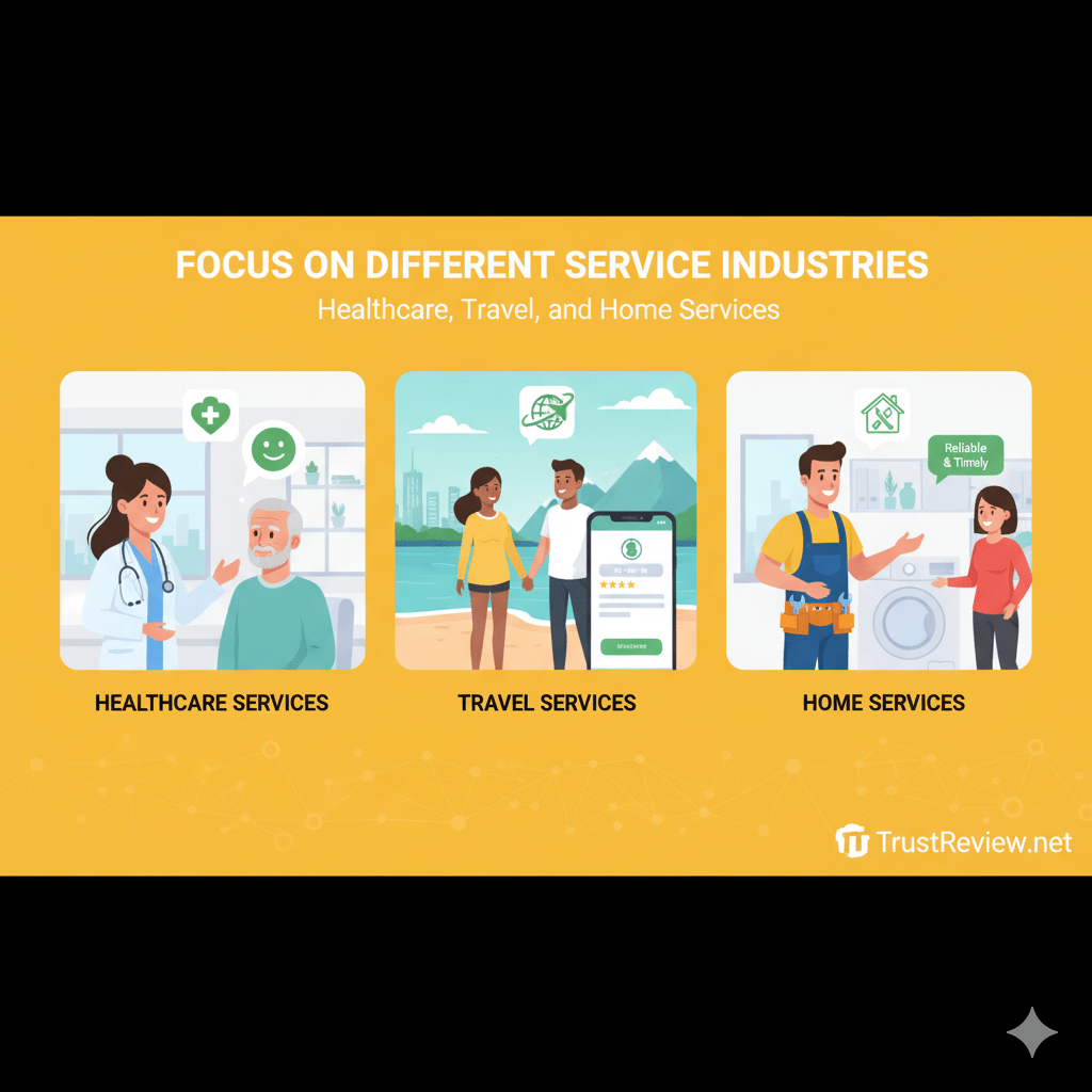 Focus on Different Service Industries: Healthcare, Travel, and Home Services